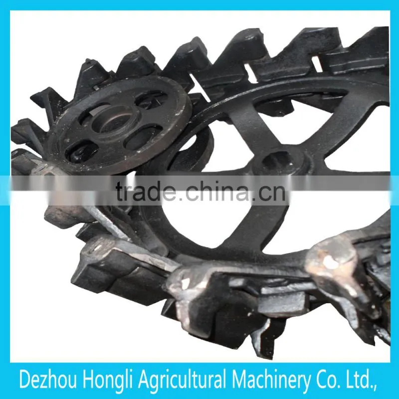 crawler track chassis for cultivator