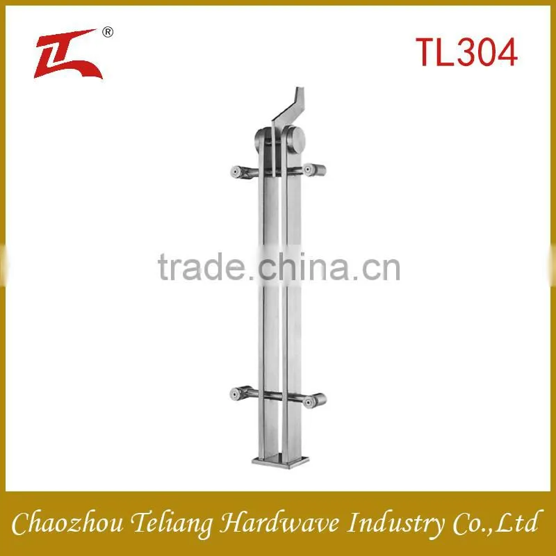 304/316 Stainless Steel Rail Handrail,baluster design stainless steel pipe stair handrail