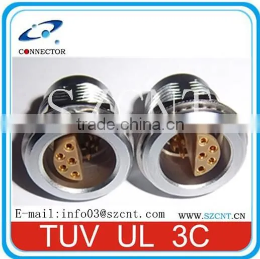 10 Pins Metal Female Half moon connector SZCNT manufactory