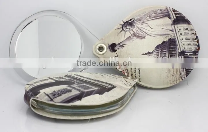 2015 hot sales makeup branded hand mirror,ME315