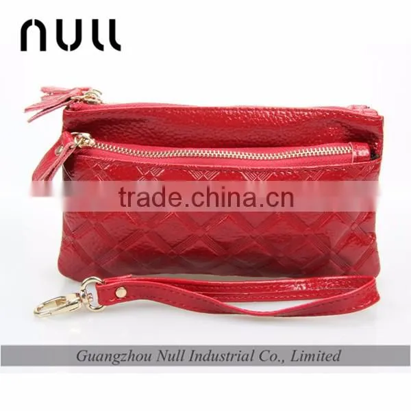 Wholesale ladies import genuine leather phone case wallet