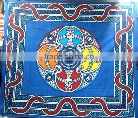 Celtic Design Cotton Bed Spread cover