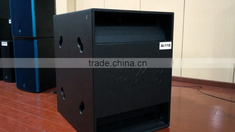 (Ai118) 18" active subwoofer speaker box