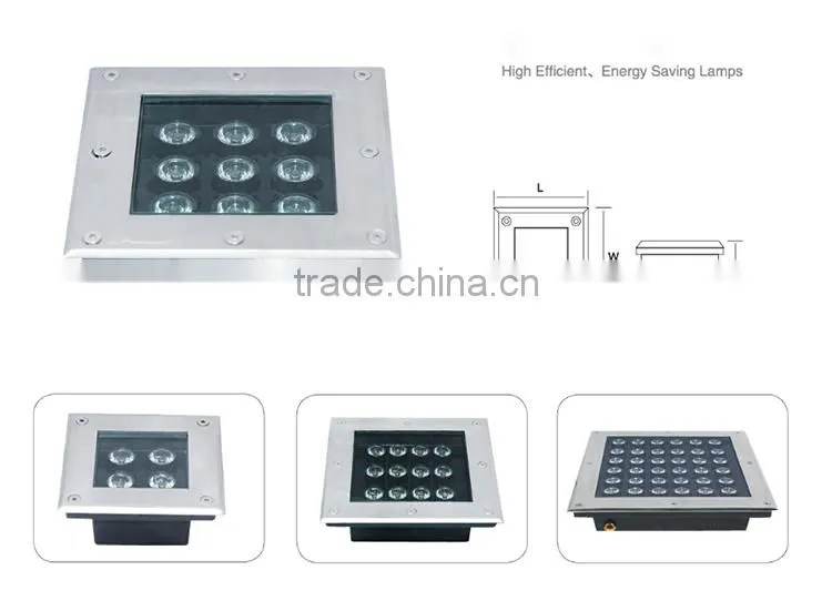 outdoor lighting IP65 recessed led inground light uplight