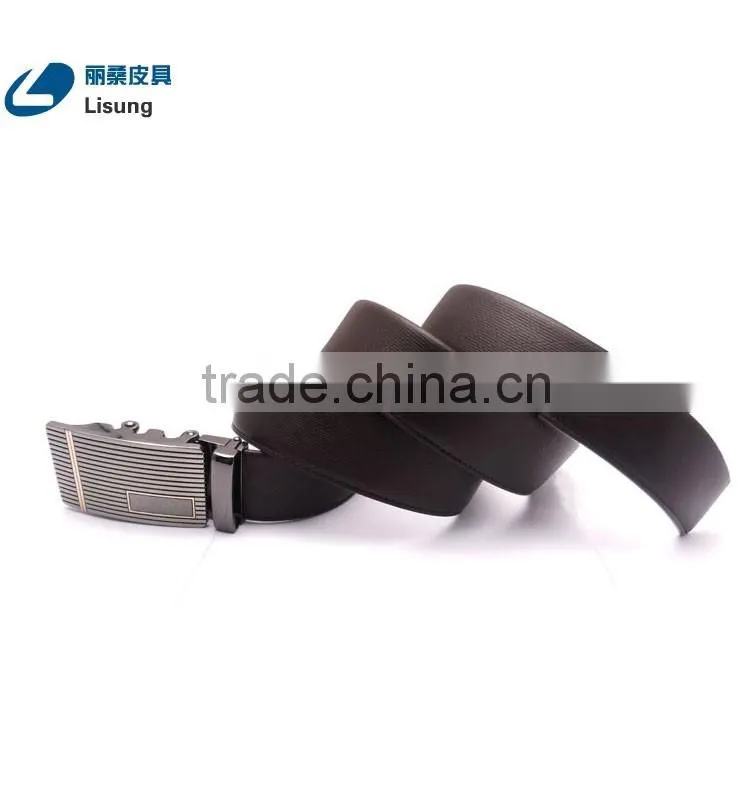 Luxury Automatic Buckle Adjustable Leather Belt Without Holes
