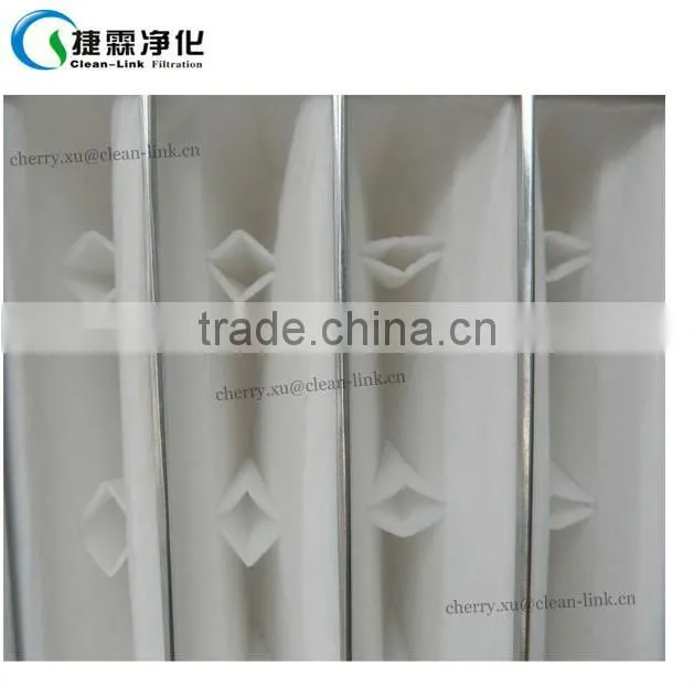 Hot sales hot melt pocket air filter