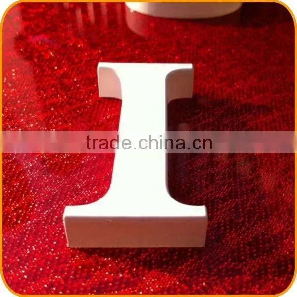 Painted white 304 stainless steel letter