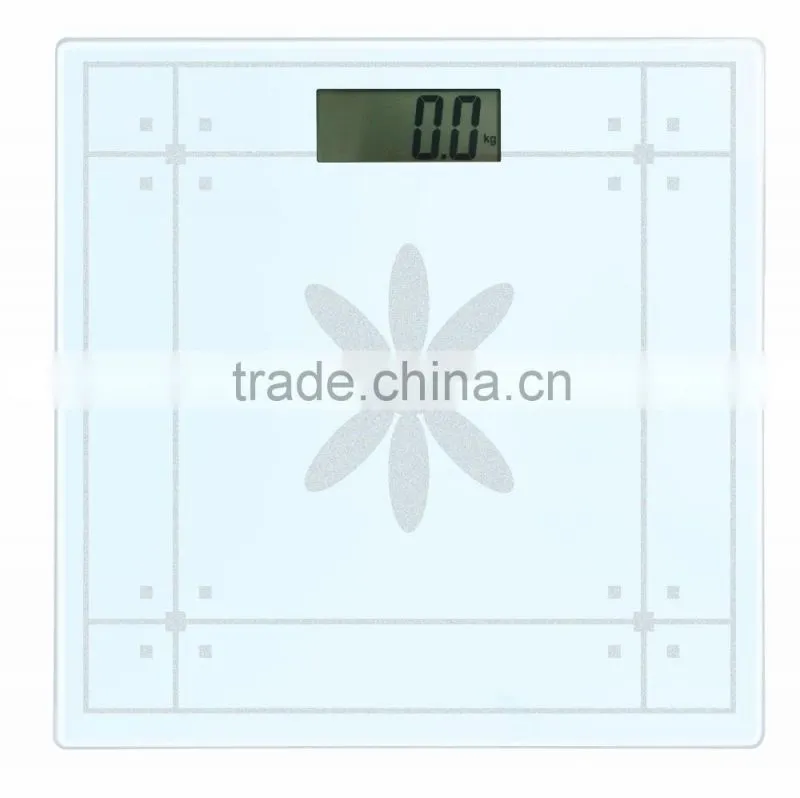 super slim digital body weighing glass scale for household bathroom scale electronic scale