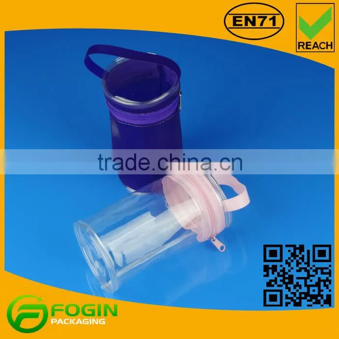 Toy/Candy/Round Transparent Plastic Zipper Bag