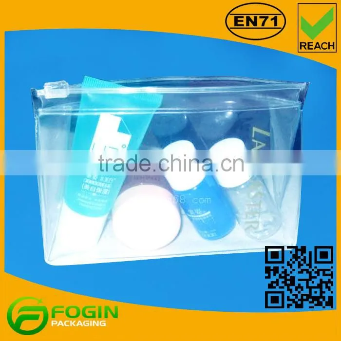 Wholesale Plastic PVC Bags With Custom Size Travel Pouch Set