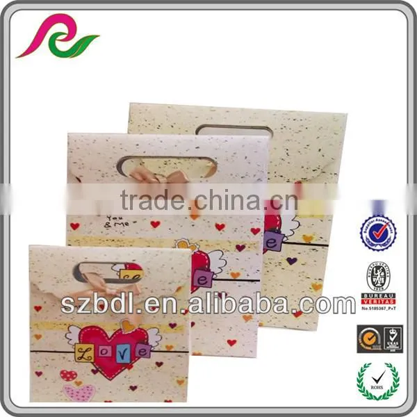 Wonderful designed china custom printe jewelry bag paper purse gift bag
