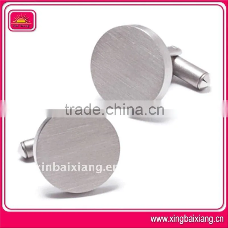 het sell fashion promotion silver alloy cufflink