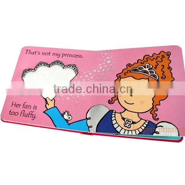 Colorful high quality children english book, cardboard book printing
