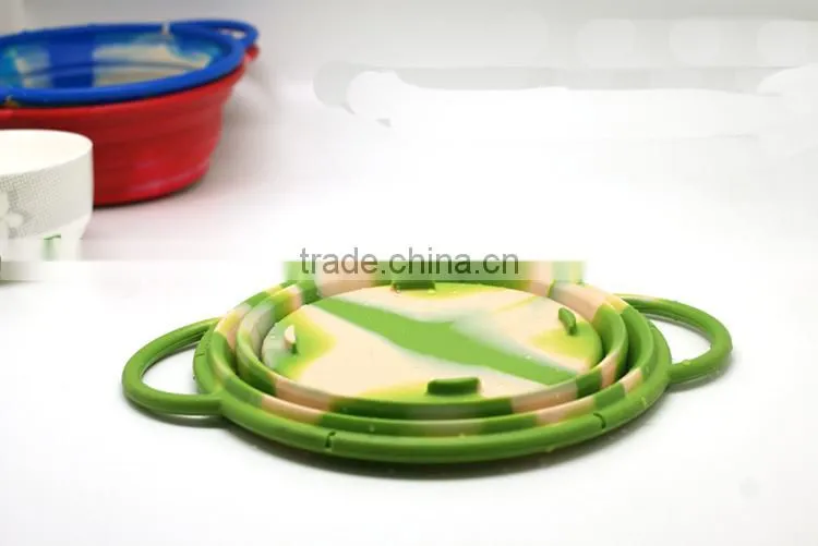 silicone pet bowl silicone container Dog basin