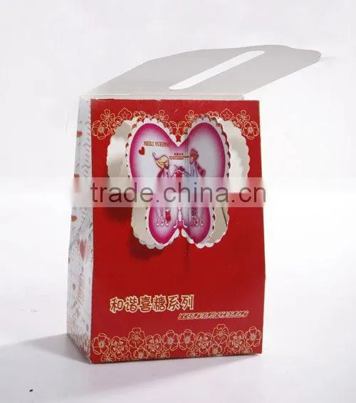 Joyful paper candy packaging box