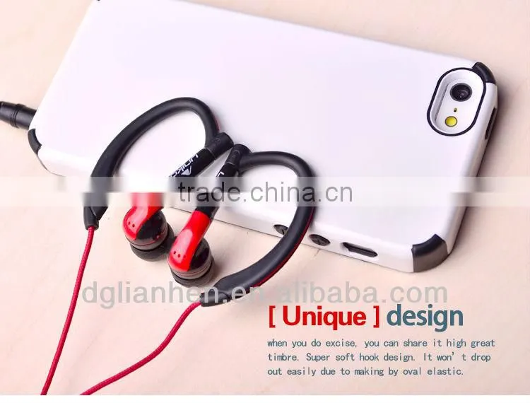 ULDUM brand with microphone wholesale braided cable earphone