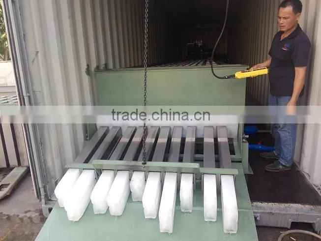 Top quality containerized block ice machine factory for sale