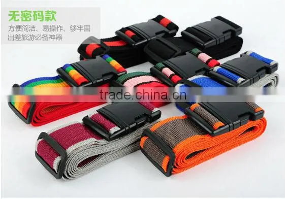 2014 Futian top selling brand thicken Travel Luggage Suitcase belt high Quality size adjustable Nylon Luggage Bag Belt