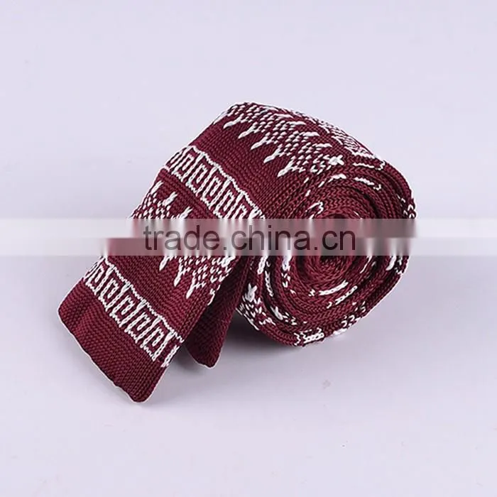 Knitted 100% cotton necktie manufacturer