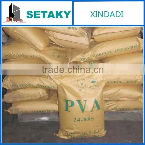 PVA polyvinyl alcohol to reduce water absorption