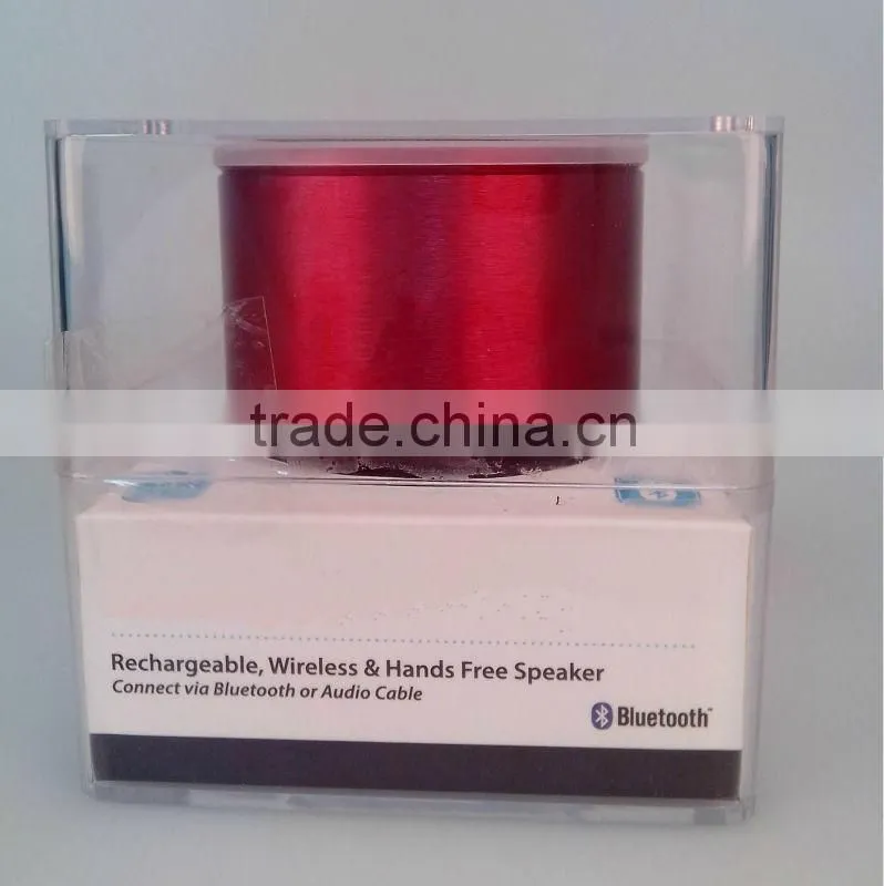 Metal case Bluetooth speaker for iPhone,portable mini bluetooth speaker with microphone factory price
