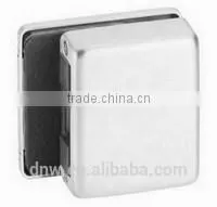 Magnetic glass door lock