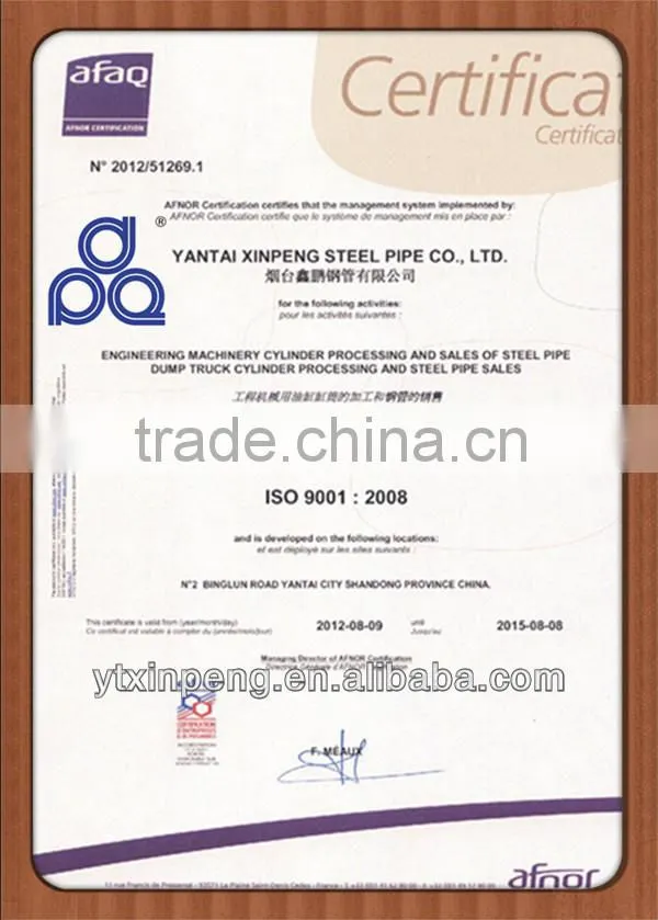Only Agency of Marcegaglia On Cold drawn Welded Tube with High reputation