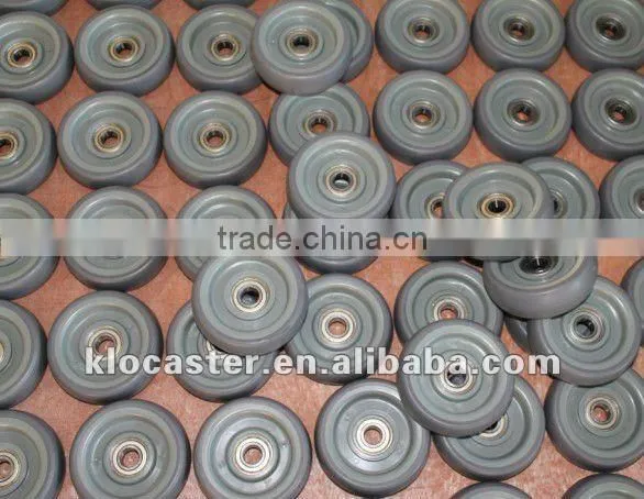 125*32mm TPR shopping trolley caster