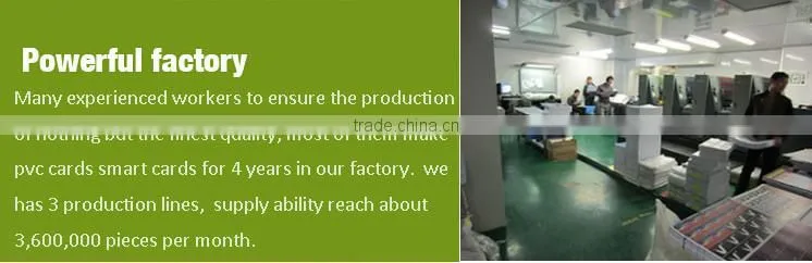 Fast Delivery Glossy RFID Smart Card with Loco/Hico Magnetic Stripe