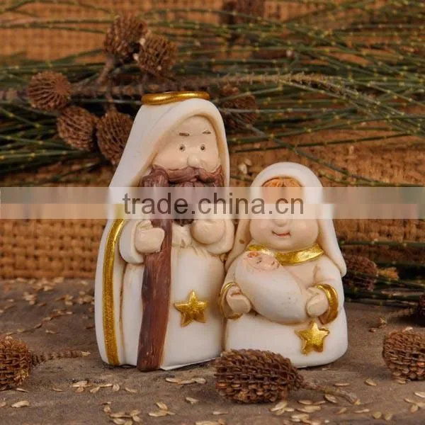 Nativity figurine different kinds of handmade article