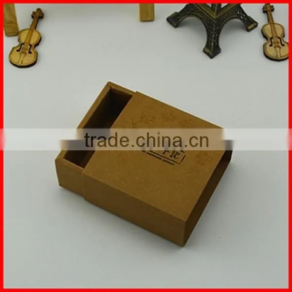 Luxury High-end Promotional Earrings Box with Foil Stamping