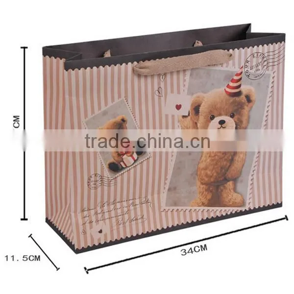 Cute Cartoon Bear Gift Paper Bag