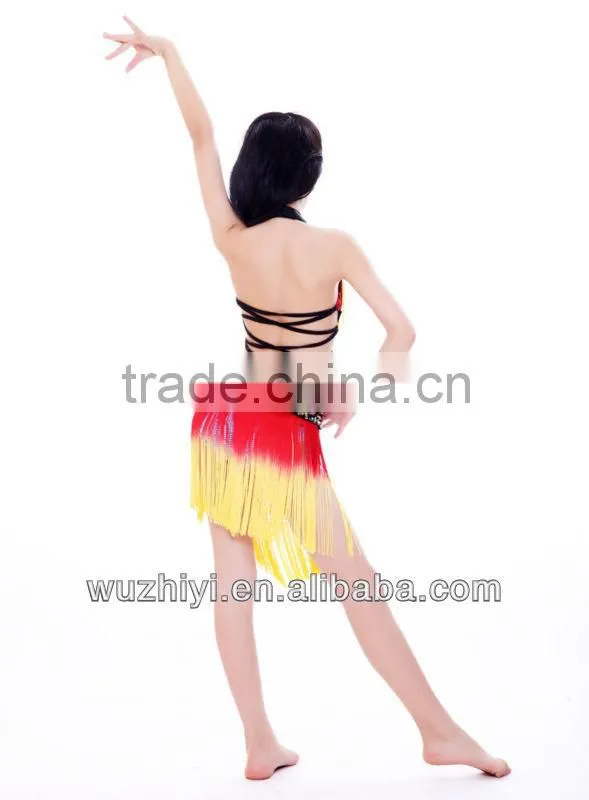 red children latin dance dress (ET010)