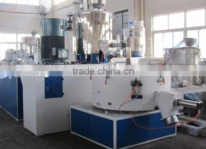 Plastic mixer unit