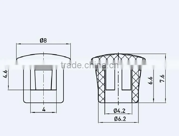 SC007 plastic tact Switch cap