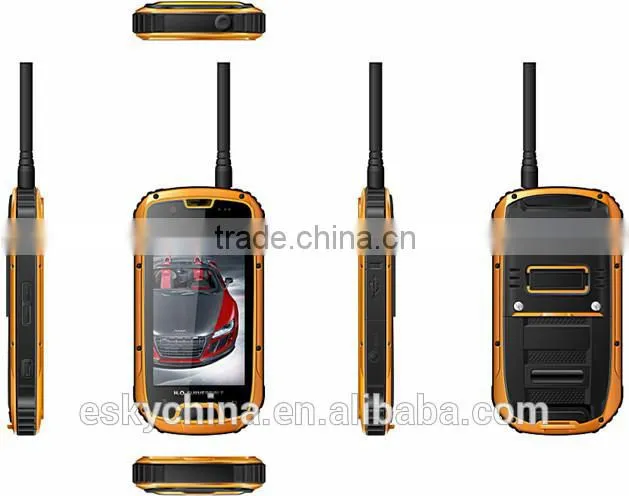 2016 hot sale android phone Pass CE Rugged phone S09 IP68 IP67 Waterproof Dustproof rugged phone MTK6589W Quad Core smart phones