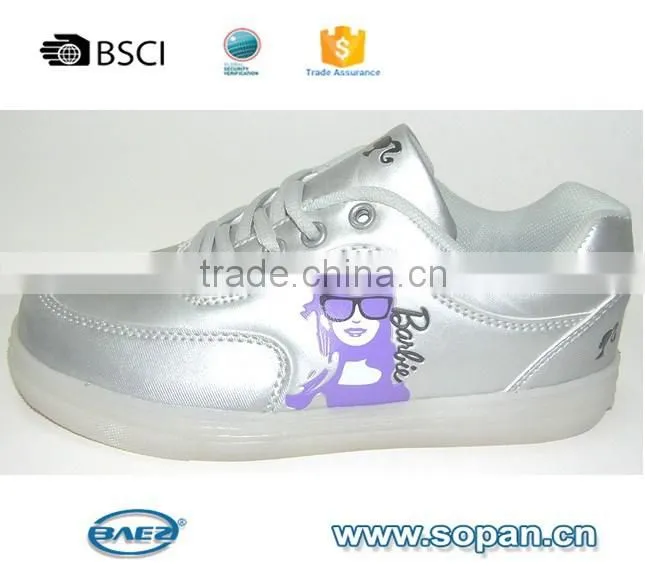 New Style Colorful Running Sport/Casual Changeable Color light up kids led shoes