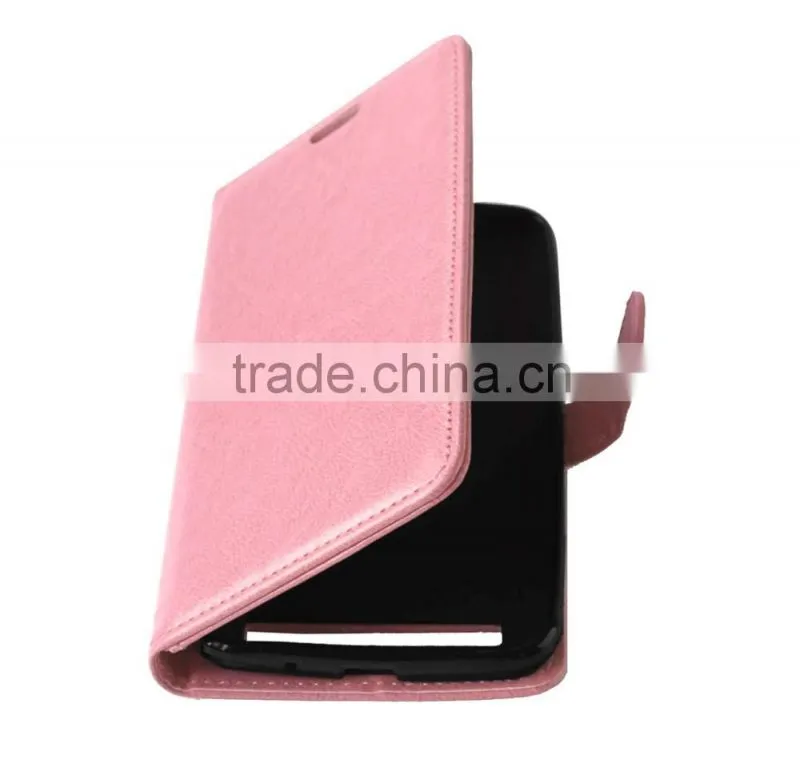 Mobile Phone PU Leather Flip Card-slot Case for ASUS ZenFone 2 Laser ZE550KL 5.5