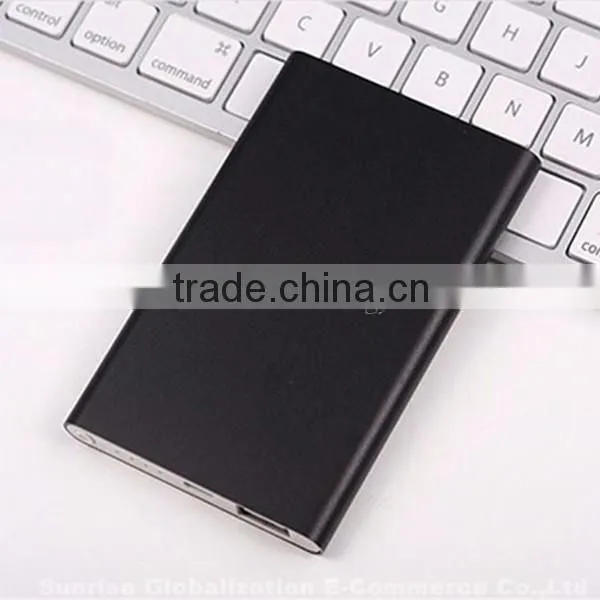 Universal Mobile Power Bank Solar Charger 5000mAh Black