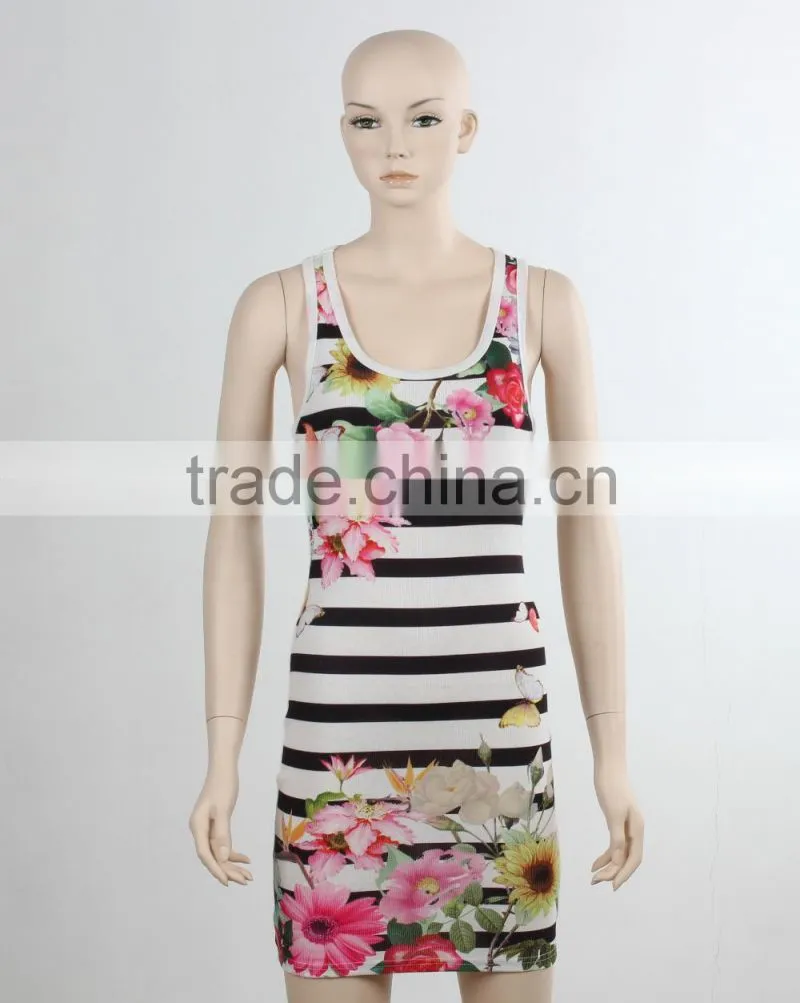 F5S15246 Fitness Printed Tank Tops for Women Manufacturer