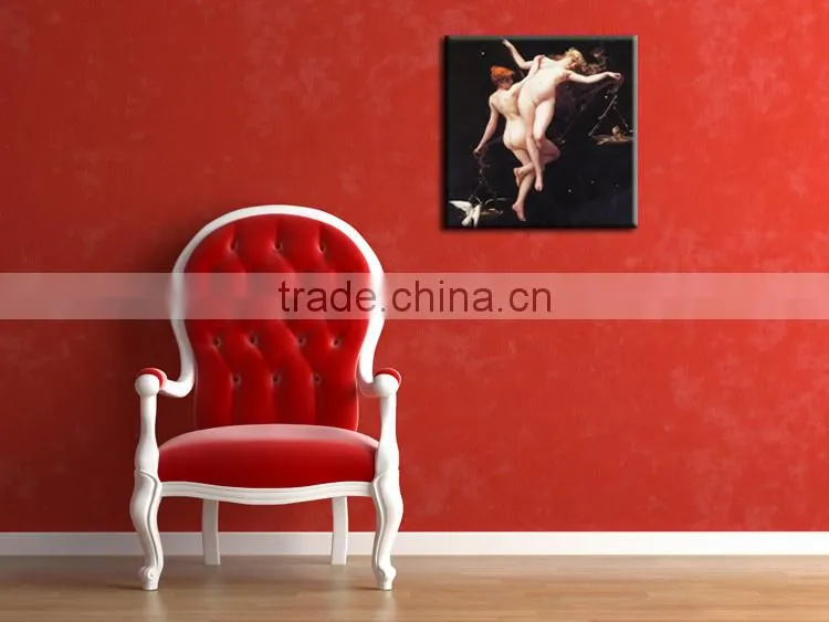 Home decor ballerina oil painting bathroom pictures