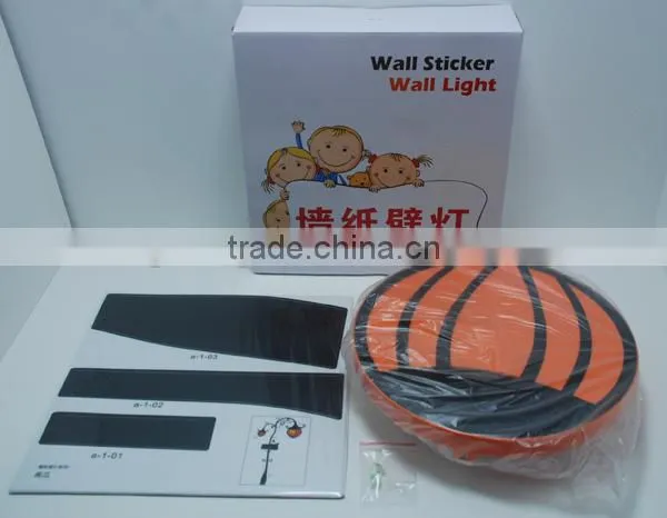 2014 Factory supply new fashion Wallpaper Light DIY 3D Pumpkin Shape Night Light