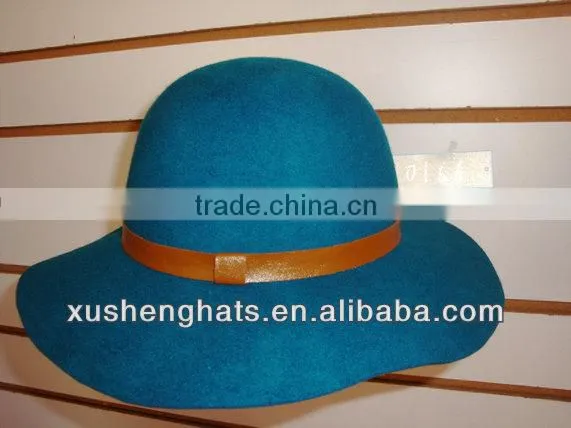 baoding factory wool floppy hat with big brim felt hat