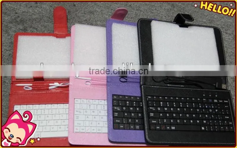 Factory price shock proof kids 7" tablet case with keyboard
