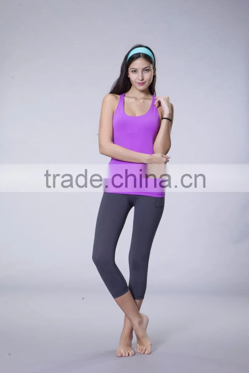 Private Label Custom Design Sexy Ladies Workout Tops Active Tank Tops