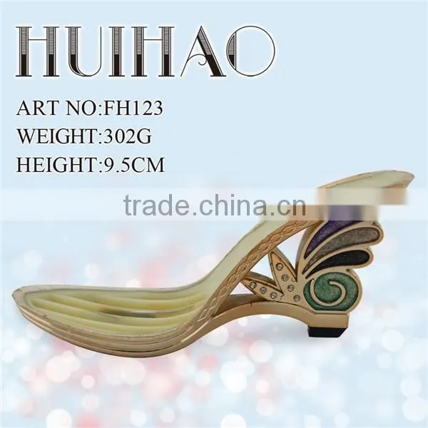 FH116(B) abs plastic shoe heels