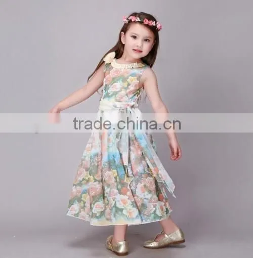 factory direct flower girl dress of 9 years old summer casual baby cheap flower girl dress