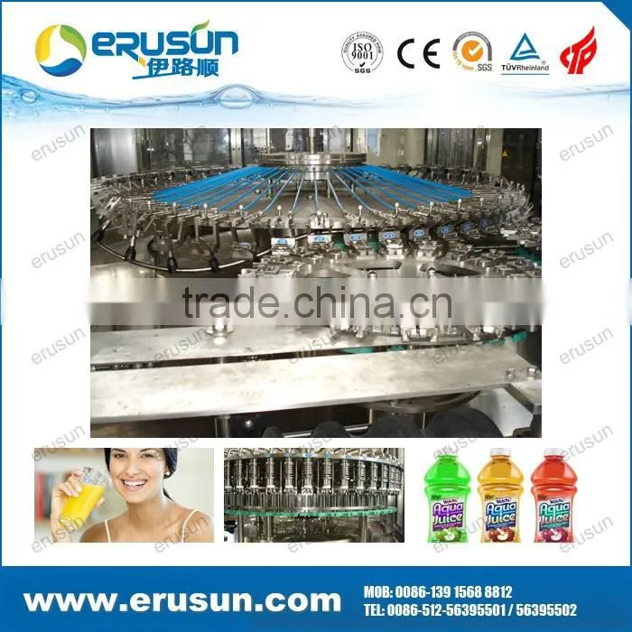 Complete beverage filling machine / fruit juice production line