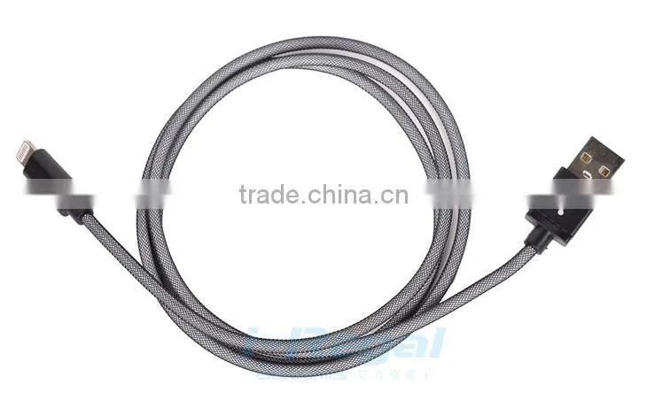 HOT Aluminum sell double side drawing usb cable for mobile phone
