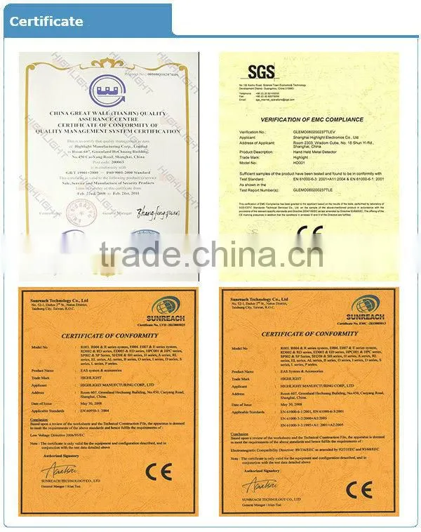 Highlight NEL001 EAS em strip/ library security label